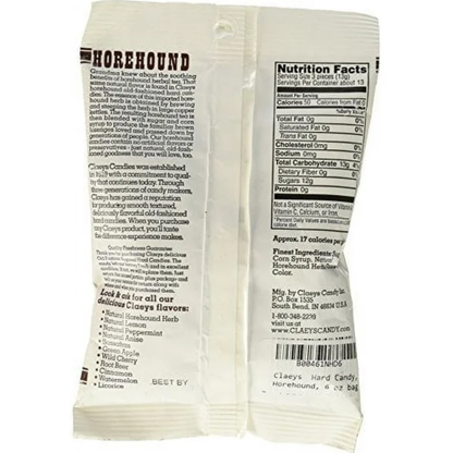 Claeys Old Fashioned Hard Candies - Horehound - 12 Ct.