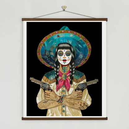 Art Print | Cowgirl Wall Art | FOOL'S GOLD (MIDNIGHT)