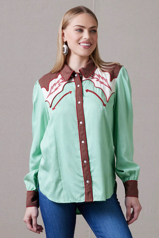 WILDING HEARTS BLOUSE T4032