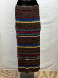 CF82-20 TASHA POLIZZI STRIPE SKIRT M