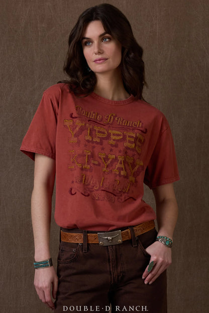 YIPPIE KI-YAY TEE T4106