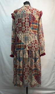 CF86-20 PATCHWORK DRESS XL