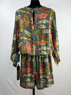 CF86-43 FEATHER ROMPER XL