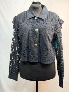 CF86-21 BLACK LACE JACKET XL