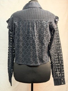 CF86-21 BLACK LACE JACKET XL