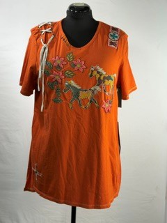CF86-29 LACE UP HORSE TOP XL