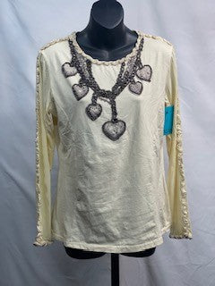 CF52-151 CHARMED HEART TOP M