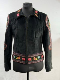 CF17-35 BLK SCULLY SUEDE JACKET S