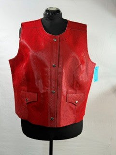 CF94-6 HAIR ON HIDE VEST 2X