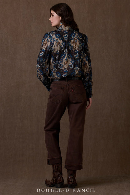 DEWITT'S DAMASK BLOUSE T4113