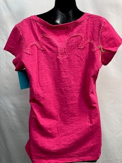 CF52-188 PINK LUCKY HEART TOP L