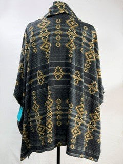 CF86-62 NAVY/TAN PONCHO L/XL