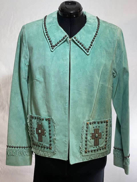 CF46-81 MINT SUEDE JACKET SMALL
