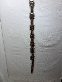 CF14-140 6 SQUARE COWGIRL BELT 40
