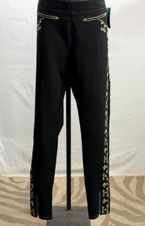 CF86-68 BLK PANT W/EMB XL