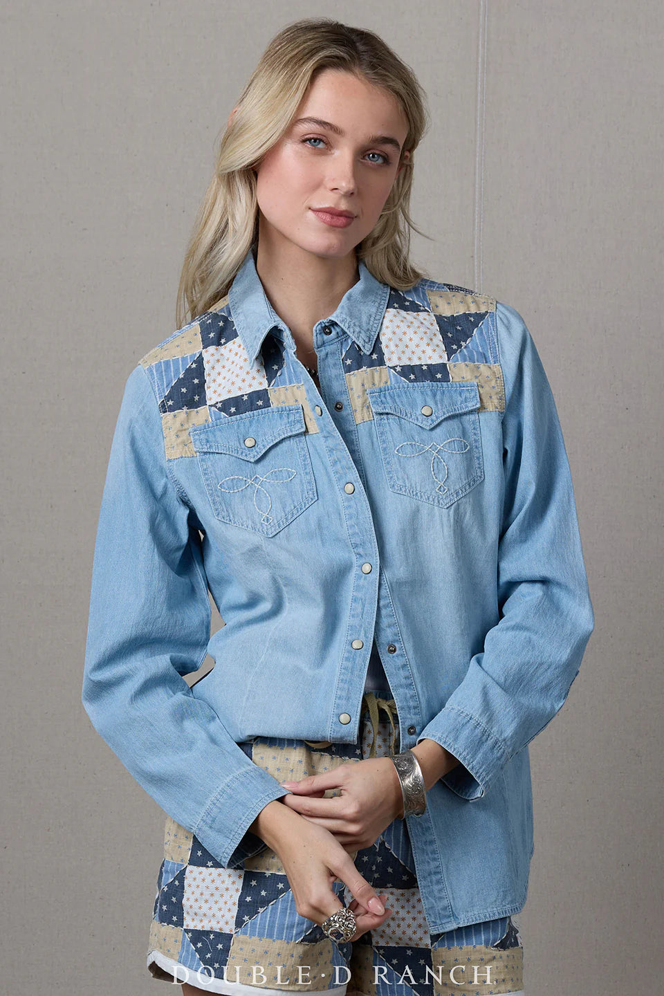 HEIRLOOM BLUES TOP T4209