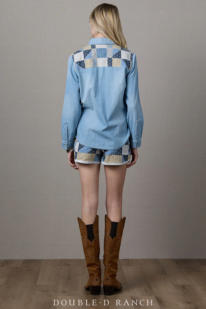 HEIRLOOM BLUES TOP T4209