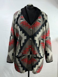 CF94-7 RED/BLK JACKET 2X