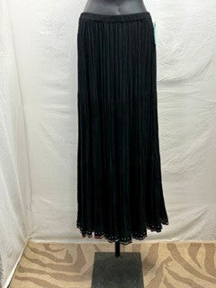 CF104-7 BLK BROOMSTICK SKIRT S