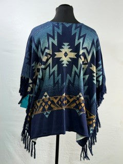 CF91-14 BLUE PONCHO S/M