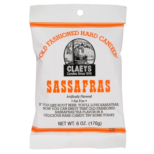 Claeys Old Fashioned Hard Candies - Sassafras Flavor - 12 Ct