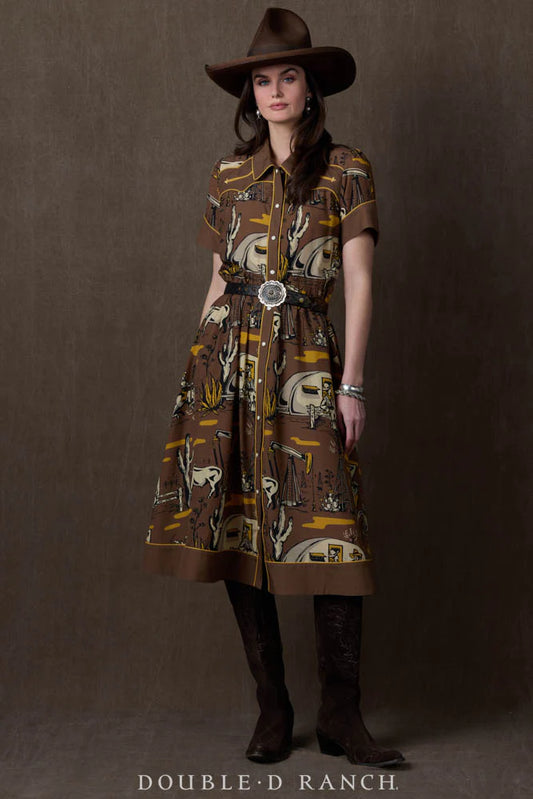 OIL CAMP DRESS D1513