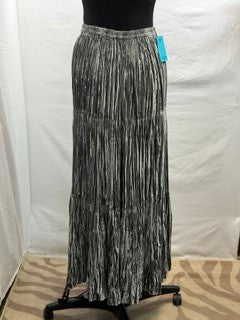 CF100-8 SILVER VELVET SKIRT M