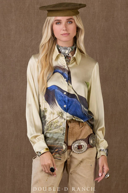 LOUISIANA HERON BLOUSE T4275
