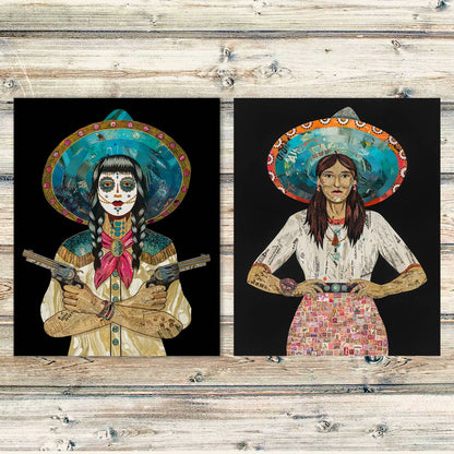 Art Print | Cowgirl Wall Art | FOOL'S GOLD (MIDNIGHT)