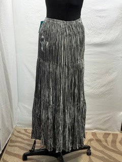 CF100-8 SILVER VELVET SKIRT M