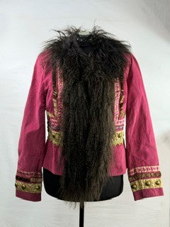 CF93-9 PNK SUEDE W/FUR JCT XL