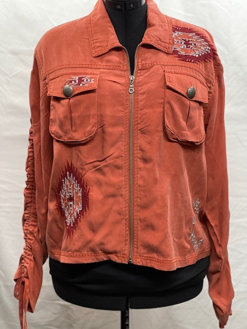 CF1-30 ZIP FRONT JACKET L