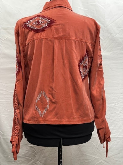 CF1-30 ZIP FRONT JACKET L