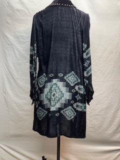 CF6-20 BLK VELVET DRESS XS