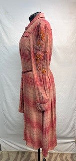CF43-18 PLAID DRESS L