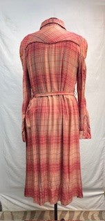 CF43-18 PLAID DRESS L