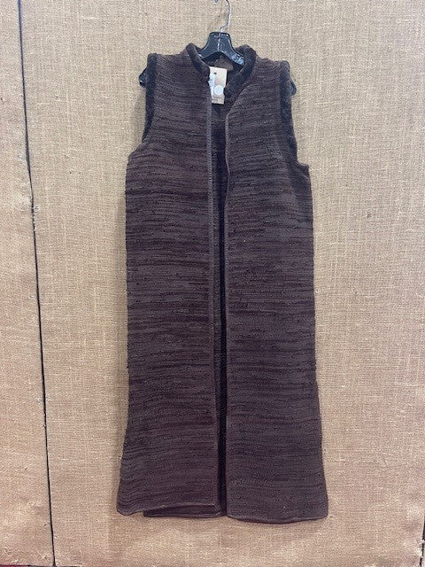 WOVEN LEATHER DUSTER-SMALL-CF2