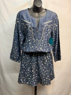 CF86-27 DENIM ROMPER XL