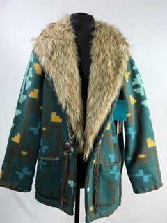 CF98-7 TASHA POLIZZA SHAWL COAT M