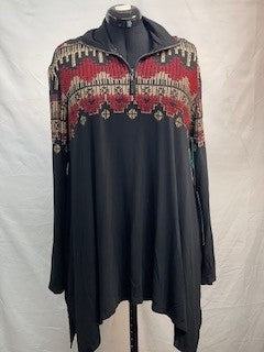 CF80-5 ZIPPER TUNIC L