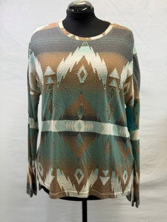 CF1-68 TAN/GREEN TOP L