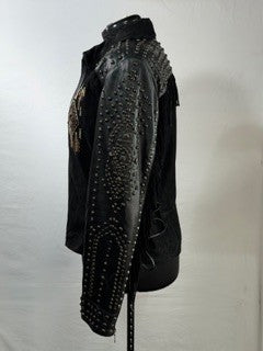 CF88-11 BLK SUEDE JACKET 2X