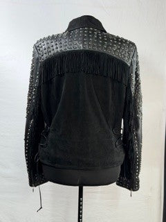 CF88-11 BLK SUEDE JACKET 2X