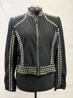 CF86-71 BLK SUEDE RENEGADE JACKET XL