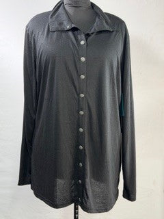 CF88-7 BLK KNIT BLOUSE 2X