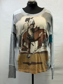 CF1-69 COWBOY BRONC TOP L