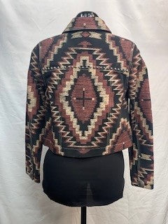 CF19-29 PRINTED LEATHER JCT XS