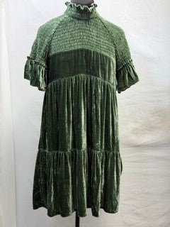 CF18-15 GREEN CANTER DRESS XS