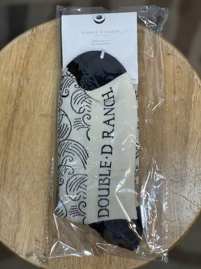 CF38-40 BLK/WHT SOCKS