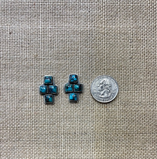 CF46-8 SM. TURQ CROSS EARS